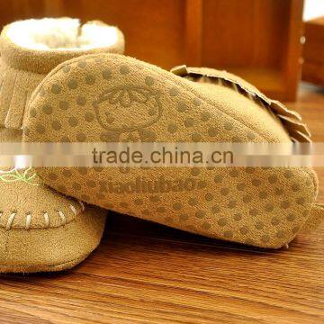 XIAOLIUBAO snow baby winter boots baby girls boy Tassel Baby Shoes
