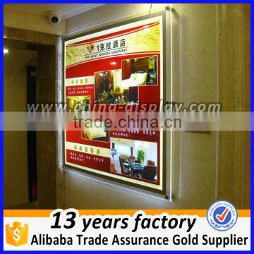 Custom Size Indoor Advertising Led Sign Display Acrylic Super slim led light box