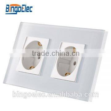 EU standrad double germany wall socket,16A power socket