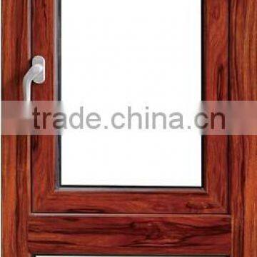 Customized wooden frame aluminium alloy casement windows