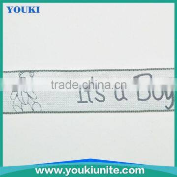 boy type cotton materials printed ribbon