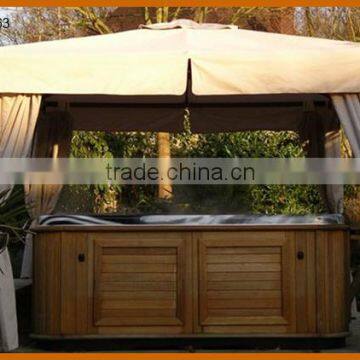 Outdoor Luxury Rattan Gazebo Tent For Sale