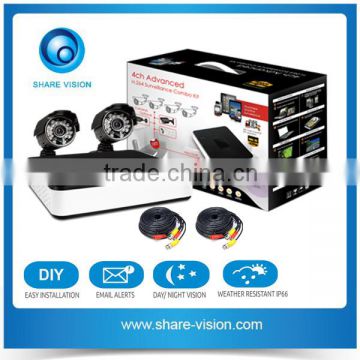 Cheap Mini 4CH 1080N AHD DVR KIT AHD CAMERA