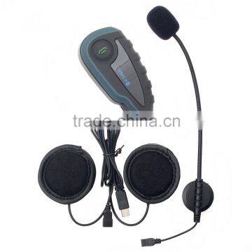 V8 BT Interphone with Remote Controller FM NFC 5 Riders Bluetooth Motorcycle Intercom 1200M Intercomunicador V8 motos