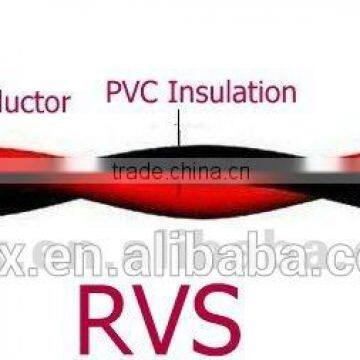 PVC insulated twin flat wire Twisted pair Electric cable rvs