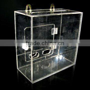 Acrylic suggestion box / Acrylic luckydraw box / acrylic donation box