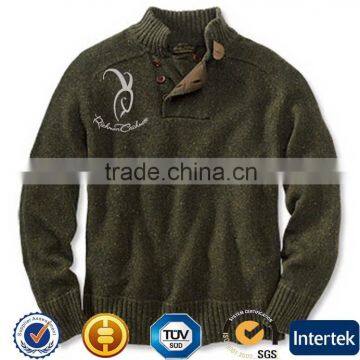 Men Woolen Sweater Design High Neck Sweater