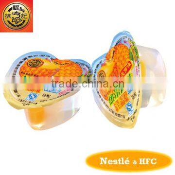 HFC bulk fruit jelly cup, pudding with fruit flavour