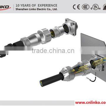 Made in China 9 Pin Stage Lighting Male Cable Connector Waterproof Electric Connector IP67 Metal Quick Connector photo-6