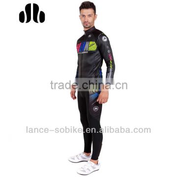 Winter Thermal Fleece Cycling Jersey With Pants