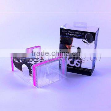 Custom plastic clear PVC box packaging