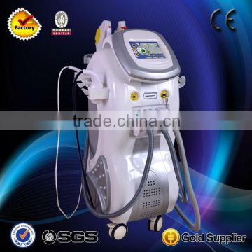 2015 newest e-light ipl rf+nd yag laser multifunction machine (CE,ISO)