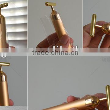 2013 Hottest electric gold bar,Face Massager gold bar