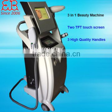 560-1200nm High Energy Nd Yag Laser+IPL+RF+E Light Intense Pulsed Flash Lamp 4 In 1 Multifunction Beauty Equipment