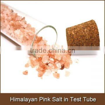 Gift Packing Himalayan Pink Salt in Stand Up Test Tube