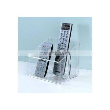 clear acrylic remote control holder