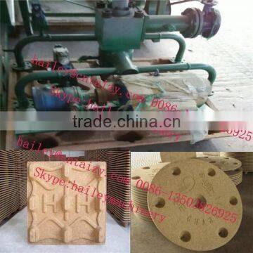 professional and high efficiency wood chips tray moulding machine