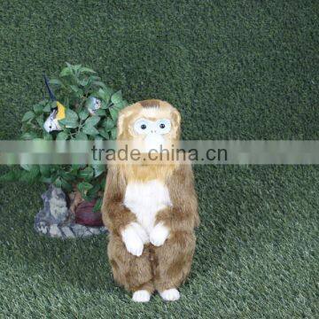 cute mini plastic plush toys monkey