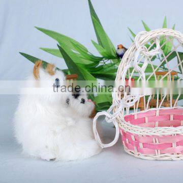 Plush Stuffed Real Looking Toy Animal Cats, Plush Toy White Cat Animated photo-5