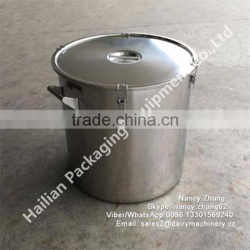 100 Litre 316 Stainless Steel Milk Bucket with Low Price