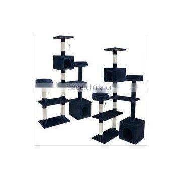 Multi-Level Indoor Cat Trees Scratcher & Cat Furniture Cat House Perch photo-6