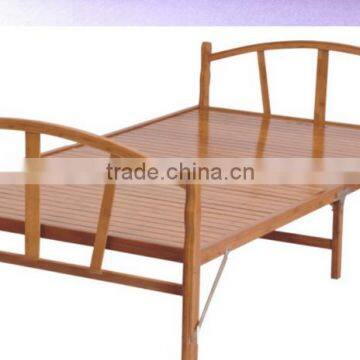 FD-16315 bamboo folding bed/wood folding bed/outdoor bed