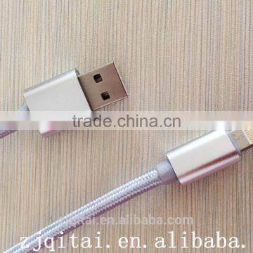 Nylon Braided Micro USB Cable Charge Data Cables Retractable Usb Cable photo-3