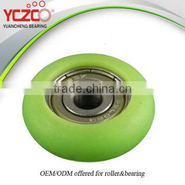 625 Green Polyamide Plastic no Groove Pulley photo-4