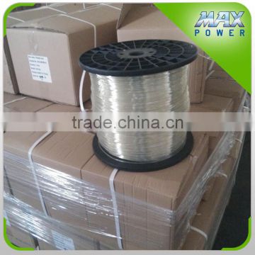 Polyester wire for greenhouse sun shading system