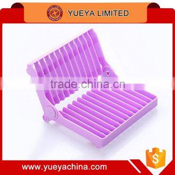 Plastic Folding Dish Drainer Foldable Plate Storage Rack Draining Board