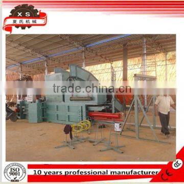 YB1-63T full automatic hydraulic horizontal baler press machine,cardboard baling press machine