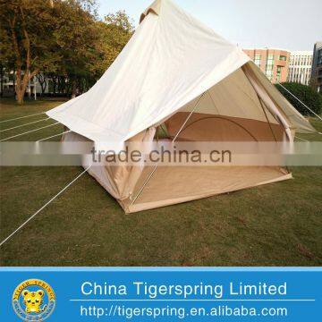 Outdoor Heavy Duty 4m Bell Tent Camping Bell Tent with Two Doors