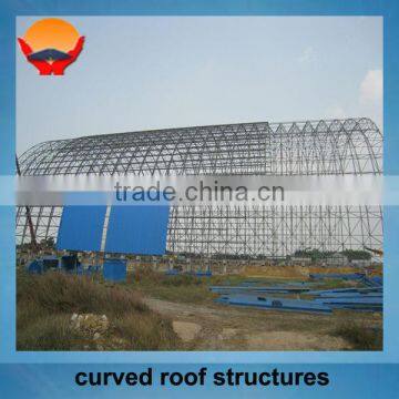 Steel Factory Structure Curved Roof