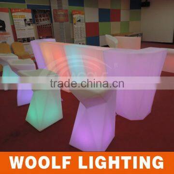 2015 Hot !!!RGB Color Changing Rechargeable Outdoor Waterproof Led Bar Table photo-2