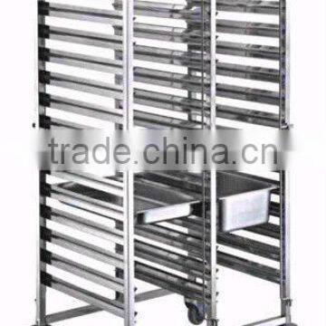 International stylish stainless steel cake cart