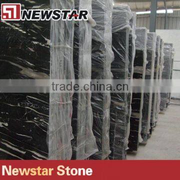 Newstar Silver Dragon Black Portoro Marble Slabtile With White Vein Price photo-4