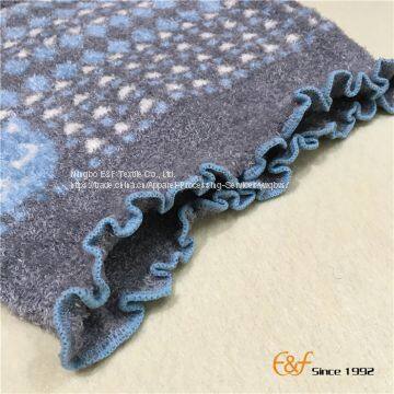 Ladies Marshmallow Elastic Jacquard Knitted Haramaki photo-2