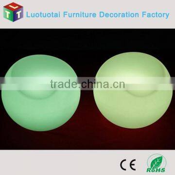 Plastic Living Room Furniture LED Round Sofa Set