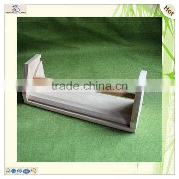 new unfinished wooden printing holder support rack frame