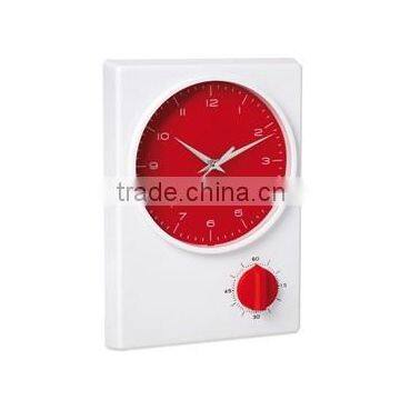 Ordinary Cheap Plastic Table Clock With Timer photo-3
