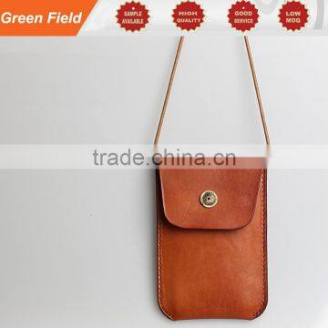 Cross body leather pouch, cell phone cross body leather pouch