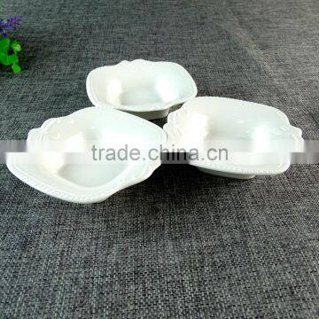 Corporate Gift 2016 3pcs White Ceramic Bowl With Spoon Set In Gift Box photo-5