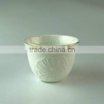 White Ceramic Tea Cup Sets, 6 Pcs/set,with Color Box Paking in Stock photo-2