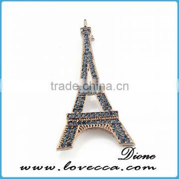 Tower design rhinestone brooch jewelry,korean wholesale rhinestone brooch ,top quality shine brooch