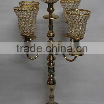 new fancy design modern metal candelabra