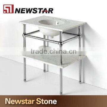 Bathroom vanity cabinets With Stainless Steel Leg