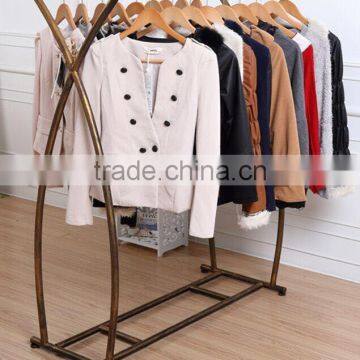 Fashion Metal Floorstanding Multilayer Clothing Rack photo-5