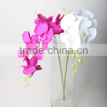 Two Branches Decorative Butterfly Orchid Artificial Butterfly Orchid Flowers Landscaping Flowers photo-2