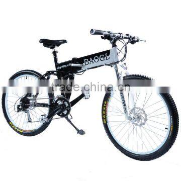 26 inch electric mountain bicycle with 250w Brushless hub motor