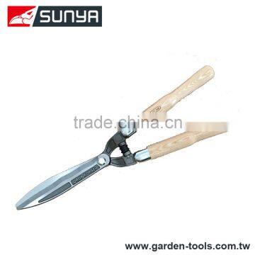 Professional wavy forged blade pruning hedge shears